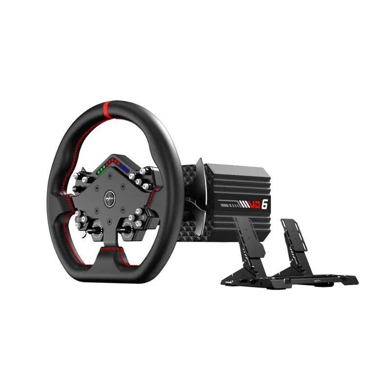 Volante Pxn Wdsr2 300mm Gamer Direct Drive Vd6 6nm Com Pedal Pd Hm Para PC