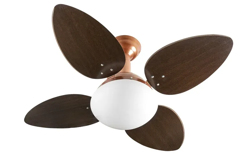 Ventilador De Teto Jet Venti-delta Rosê 3pás Brancas 220 V