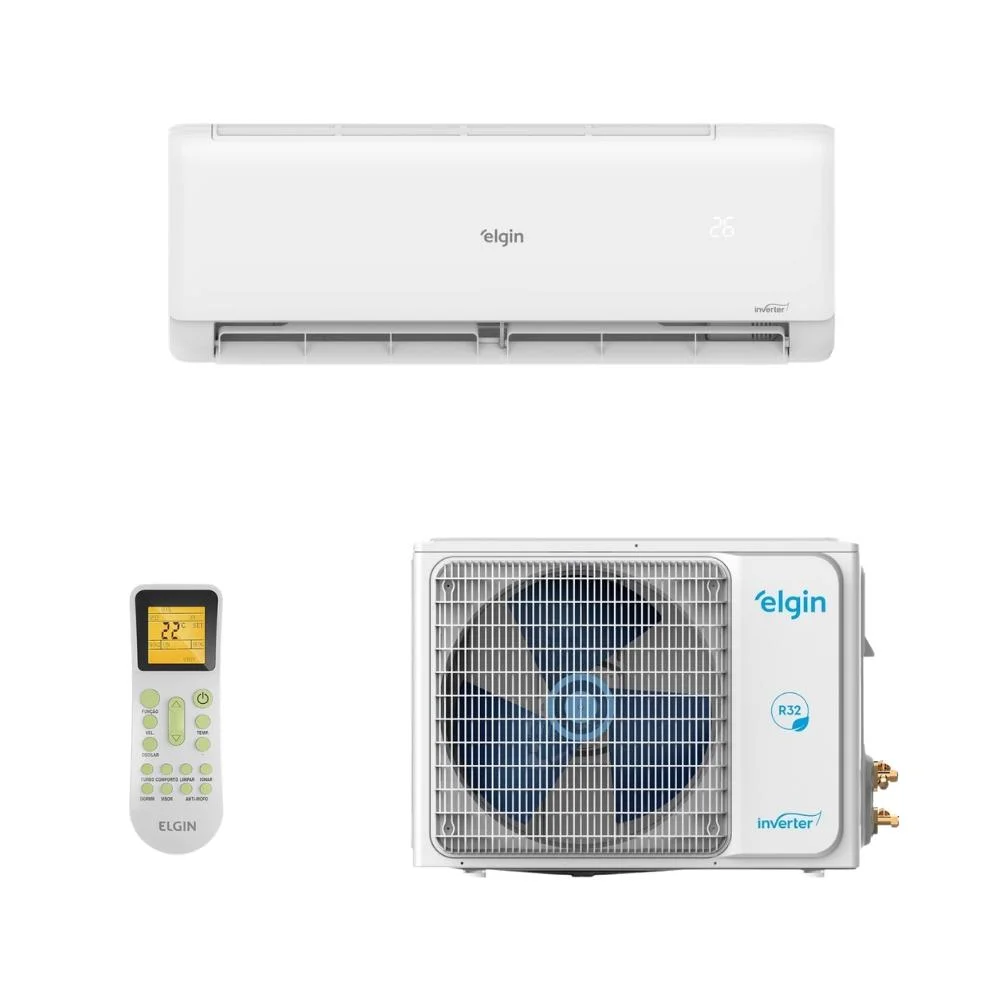 Ar Condicionado Split Hi Wall Inverter Elgin Eco Iii 30000 Btus Quente/frio 220v R-32 Wi-fi