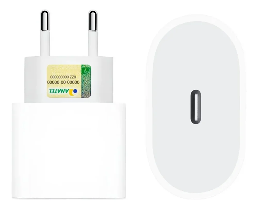 Fonte Parede Para Iphone 16 16plus 16pro 16promax Type-c Branco