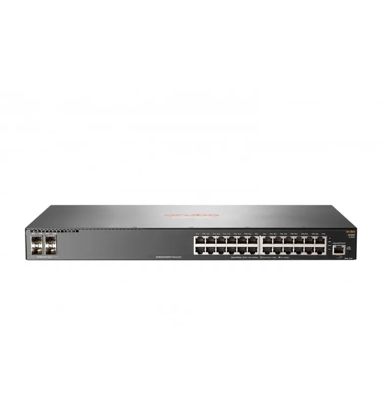 Aruba Switch 2930f, 24g, 4sfp+ Com 24 Portas 10/100/1000 Mbps, Rj45 + 4 Portas Sfp+ (1/10g), Gerenciável, (empilhável Até 8 Switches) - Jl253a