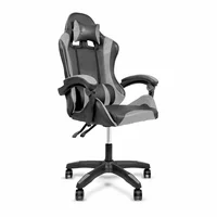 Cadeira Gamer Ergonômica Start Line Para Escritório + Cx - Cinza Cinza