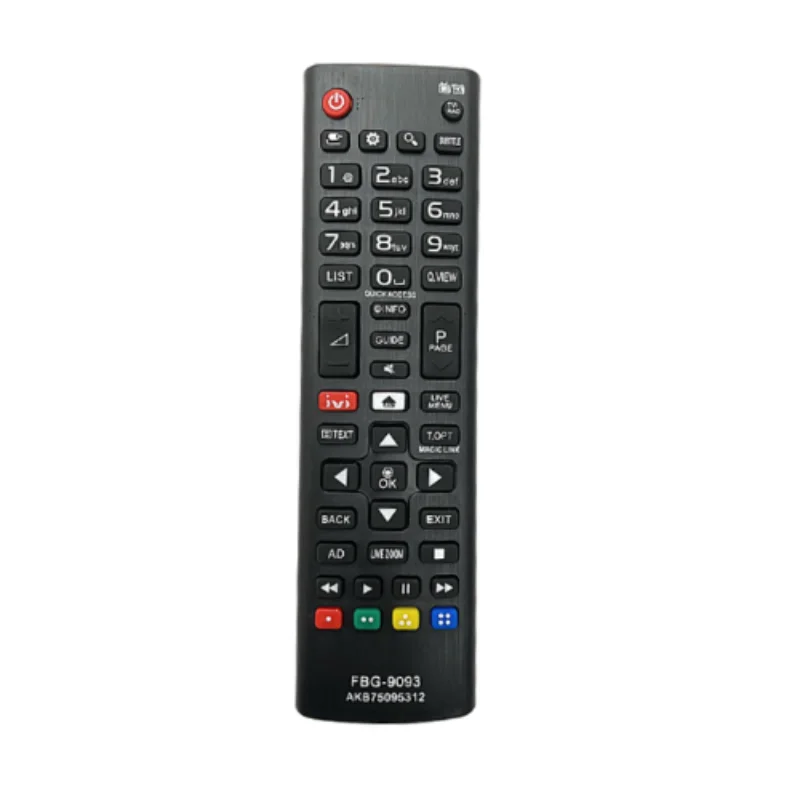 Controle Remoto Smart Compatível C/ Tv Lg C/ivi Modelo Fbg-9093