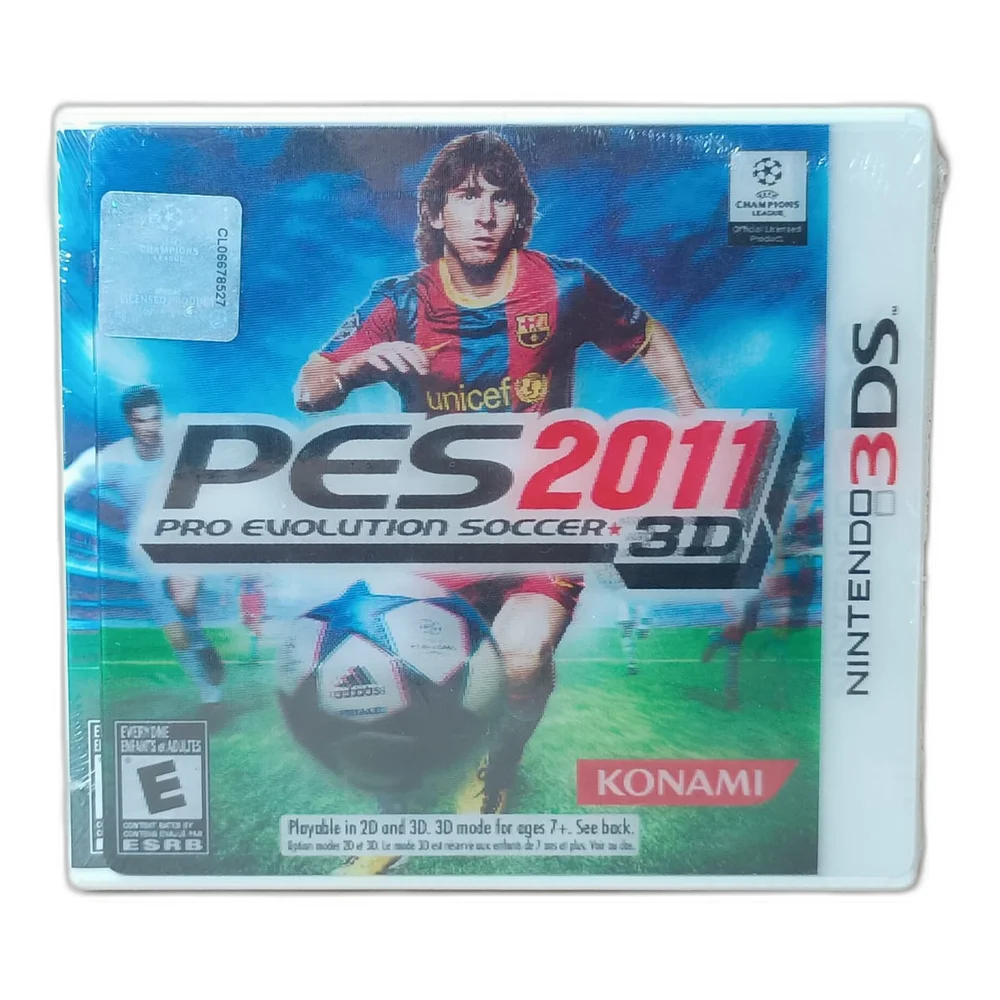 Jogo Pro Evolution Soccer 2011 Nintendo 3ds Capa Holográfica