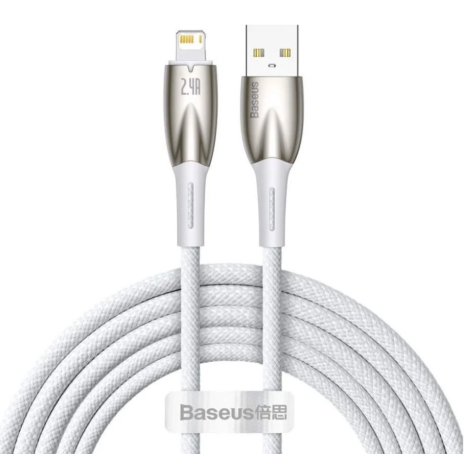 Baseus Glimmer Series | Cabo Usb - Lightning Para Apple Iphone Ipad Airpods 2m 2.4a
