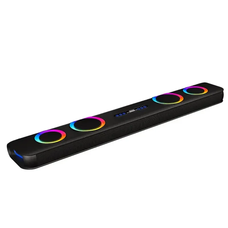 Home Theater 2.1 Ch 100w Rms, Entrada HDMI Arc Usb Bluetooth, Microfones Sem Fio, LED