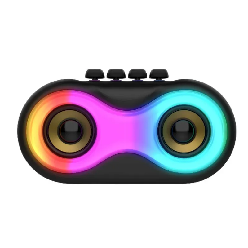 Caixa De Som Bluetooth Alto-falante Portátil RGB Usb Auxiliar Cartão Sd