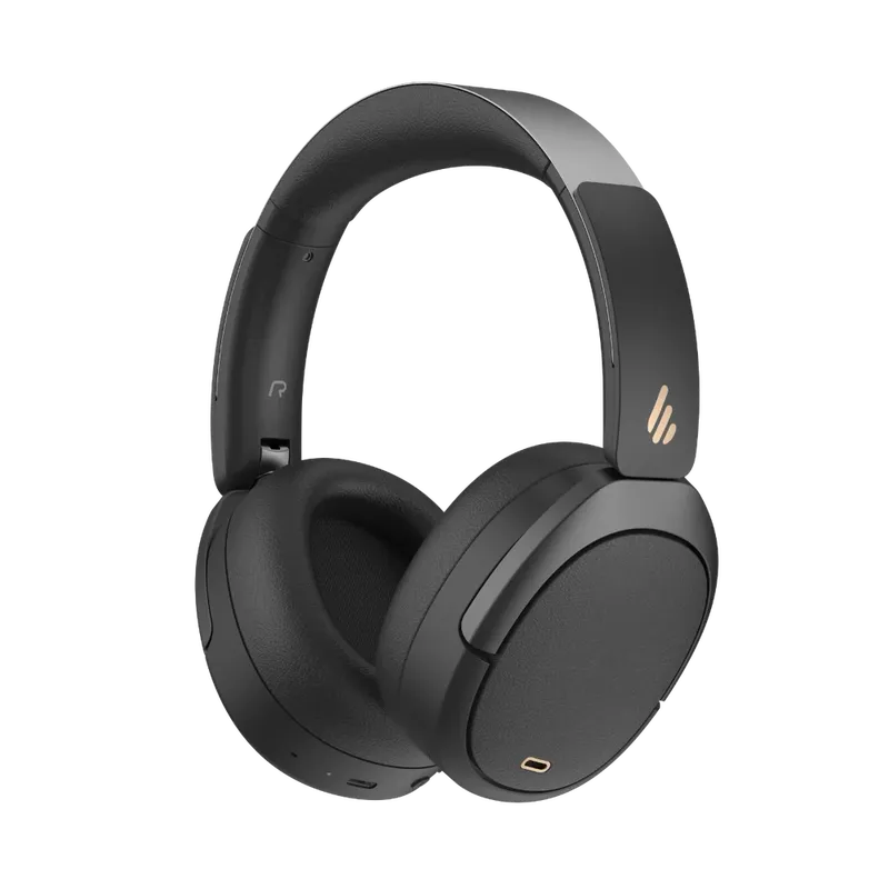 Fone W80 EDIFIER - Bateria 65h, Cancelamento de ruído Hi-Res, Bluetooth 5.4 e LDAC - Preto