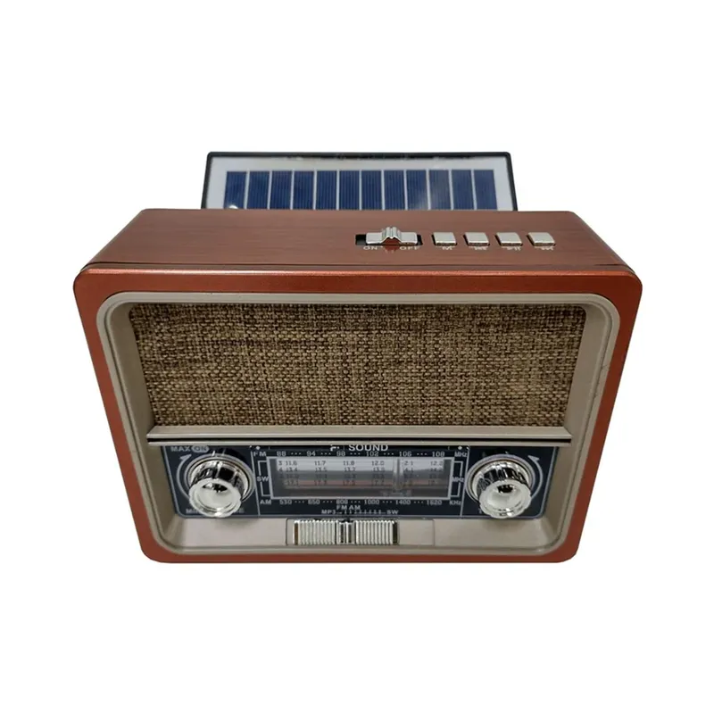 Radio 8 Faixas Solar Fsound Fs-103s Retro