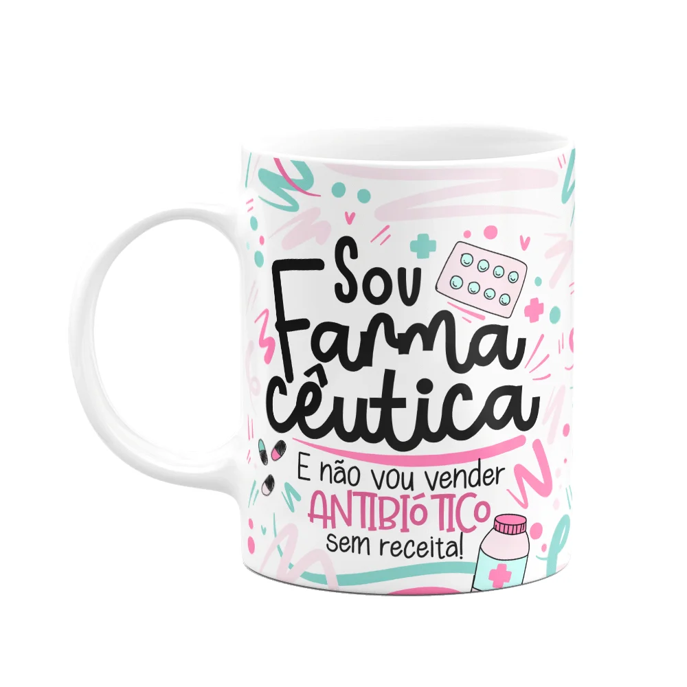 Caneca Profissões Farmacêutica