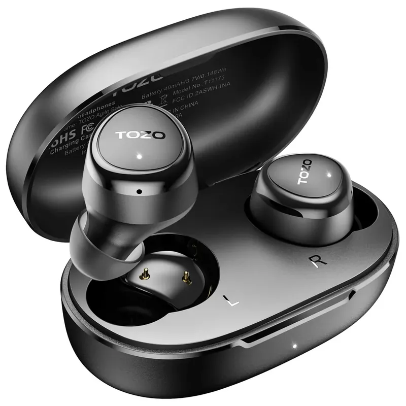 Tozo Fone Sem Fio Agile Solo Bluetooth Preto Áudio Hd