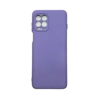 Capa Moto G100 Silicone Aveludada Protege Câmera Colorida Capinha Anti Impacto Moto G100:roxo