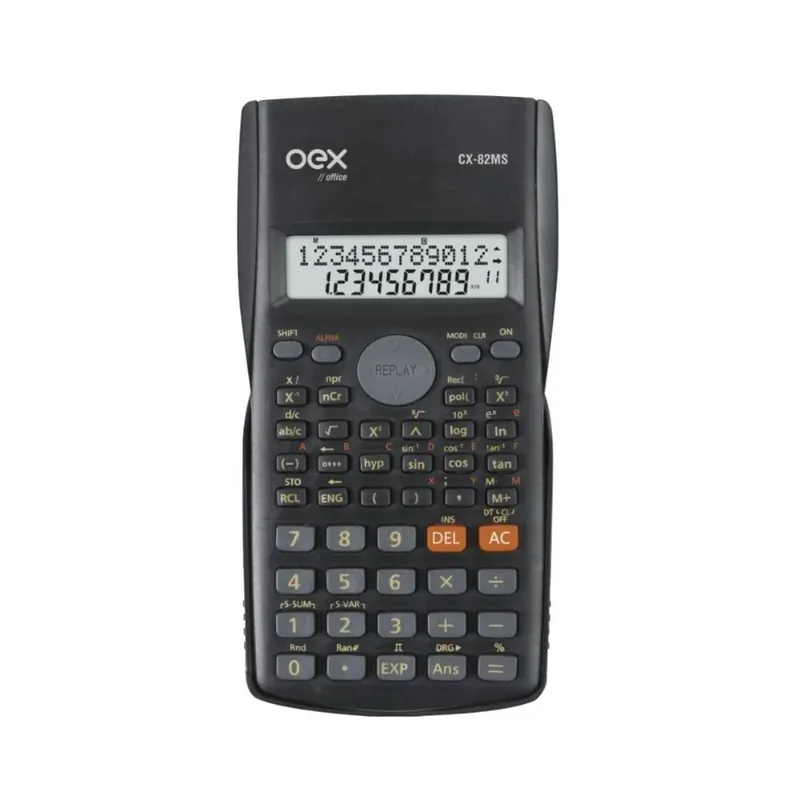Calculadora Científica Oex Cx82ms Preto