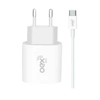 Carregadores Oex Kit Cabo 2 Em 1 Type-c Cg500 Branco