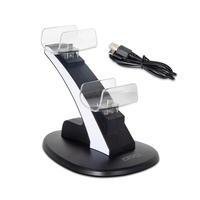 Base Dock Para 2 Controles, Joystick Sem Fio, Ps5 Compatível