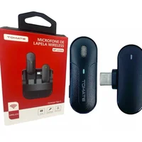 Microfone De Lapela Wireless Tomate Mt-2215a Conector Tipo-c