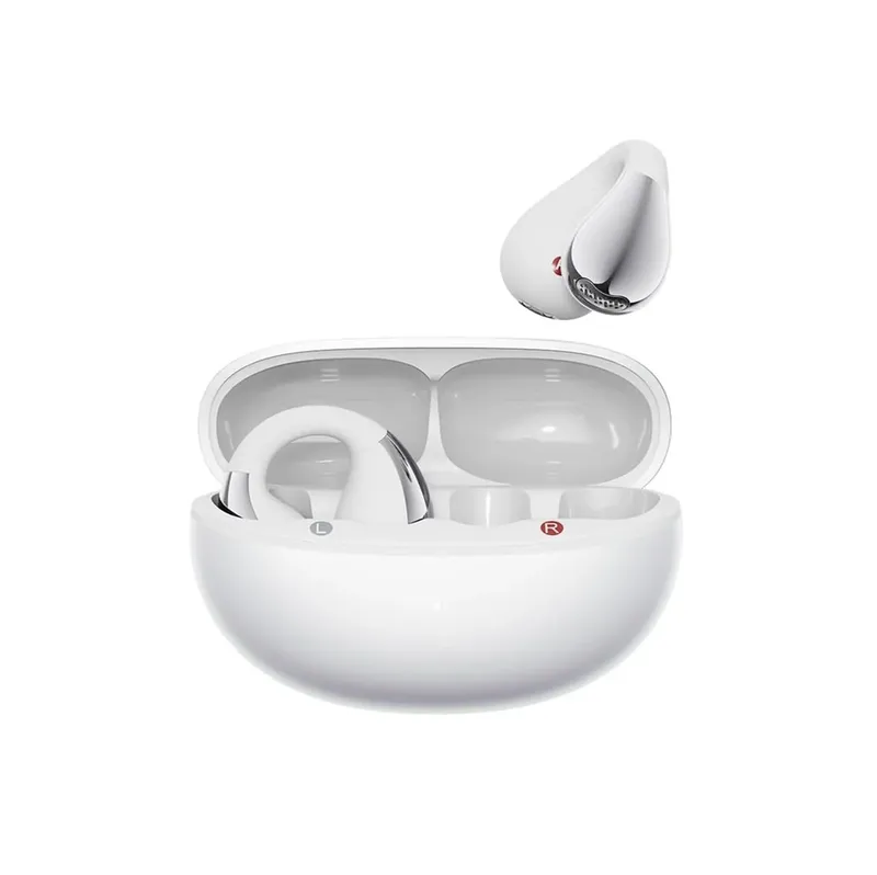 Fone De Ouvido Qcy Crossky C30s Conexão Dupla Bluetooth 6.0, 40h Leve E Confortavel P/ Corrida Prata