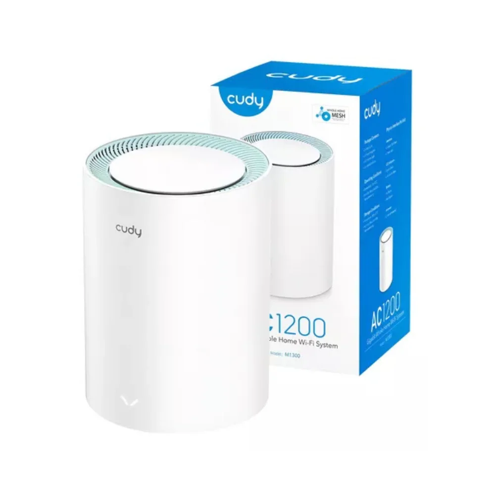 Roteador Wifi 5 Mesh Cudy M1300 Dual Band Ac1200 X 1 Unidade Cor Branca