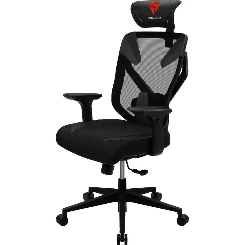 Cadeira Ergonomica Yama3 Preta/vermelha Thunderx3