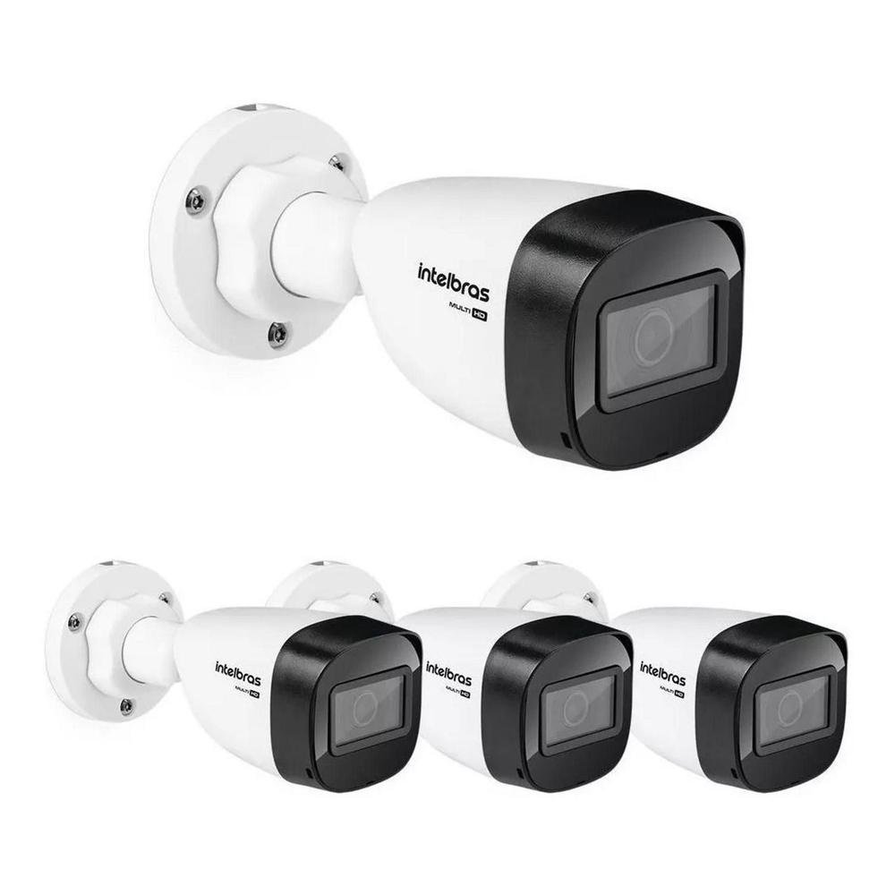 Kit 4 Câmeras Intelbras, Vhd 1130B G7, 1MP, Multi HD, 30 Metros