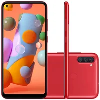 Usado - Samsung Galaxy A11 64gb - Vermelho - Aceitável