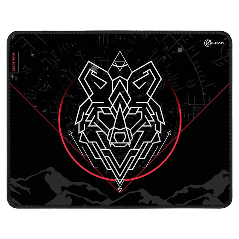 Mousepad Gamer Kalkan Lupus L, Speed, 500x400x4mm, Preto - KLK00065