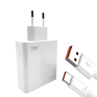 Carregador Turbo 120w Tipo-c Compativel Com Xiaomi Redmi 10c 12c 13c