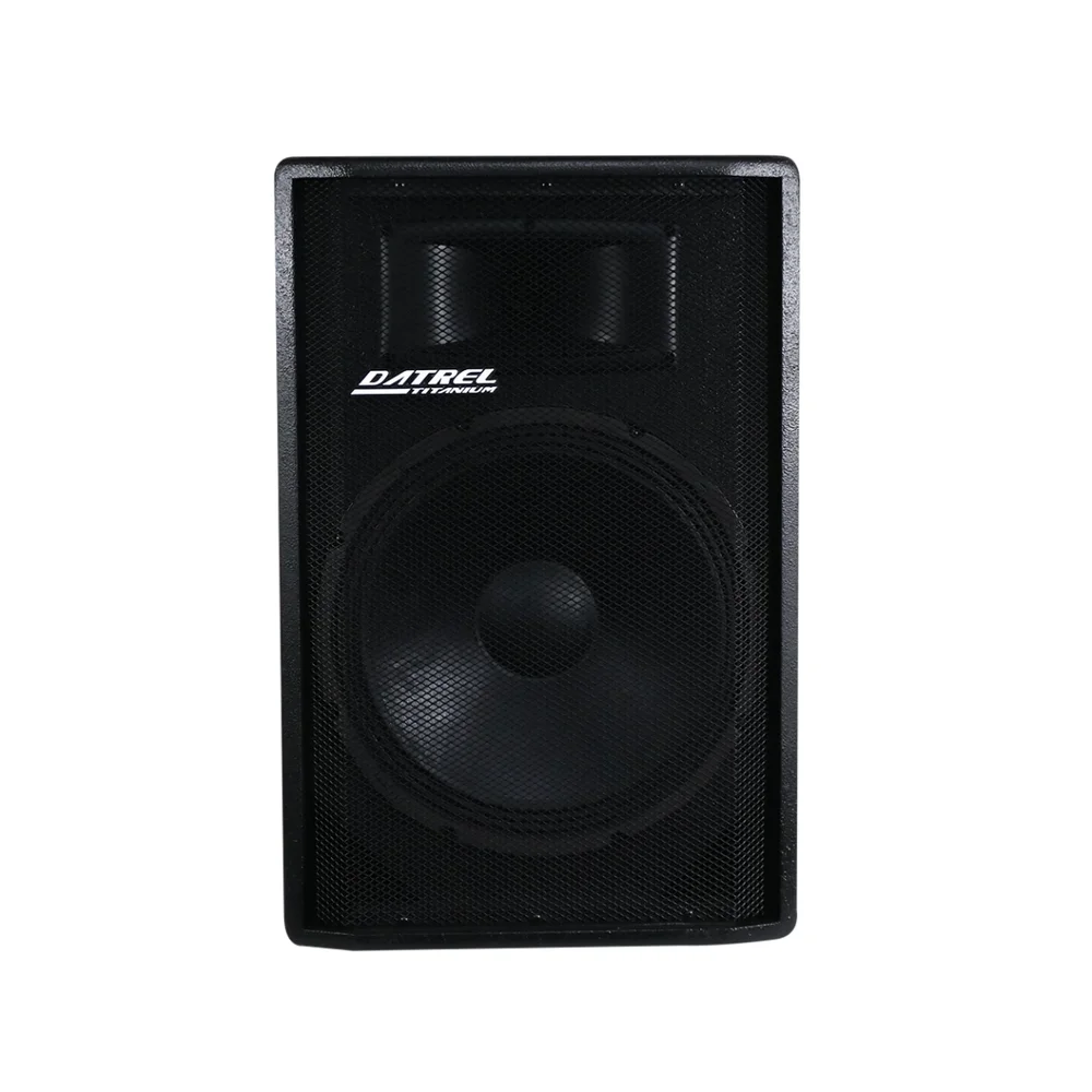 Caixa De Som Passiva Da15-300 Datrel 300w Cor:preto;drive:titanium