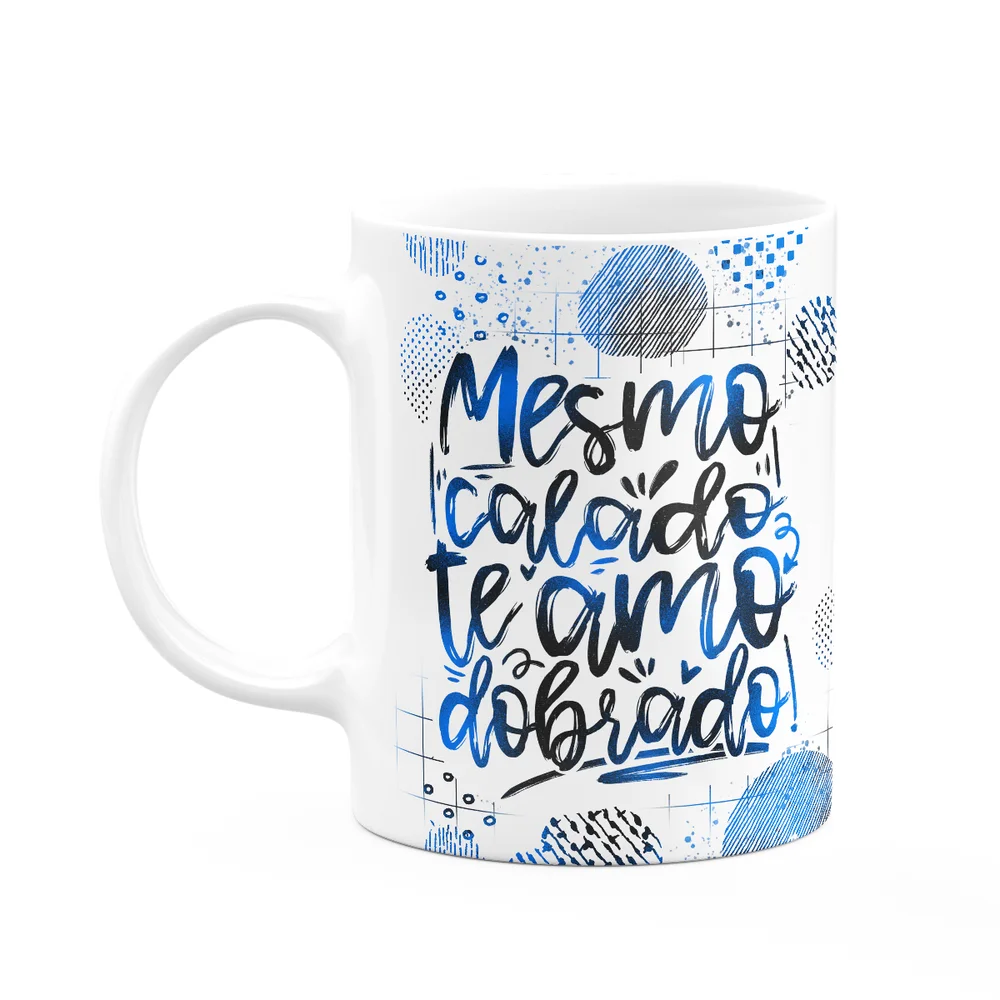 Caneca Pais - Mesmo Calado, Te Amo Dobrado
