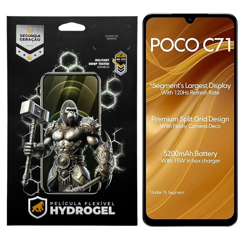 Película Para Xiaomi Poco C71 - Hydrogel Hd - Gshield
