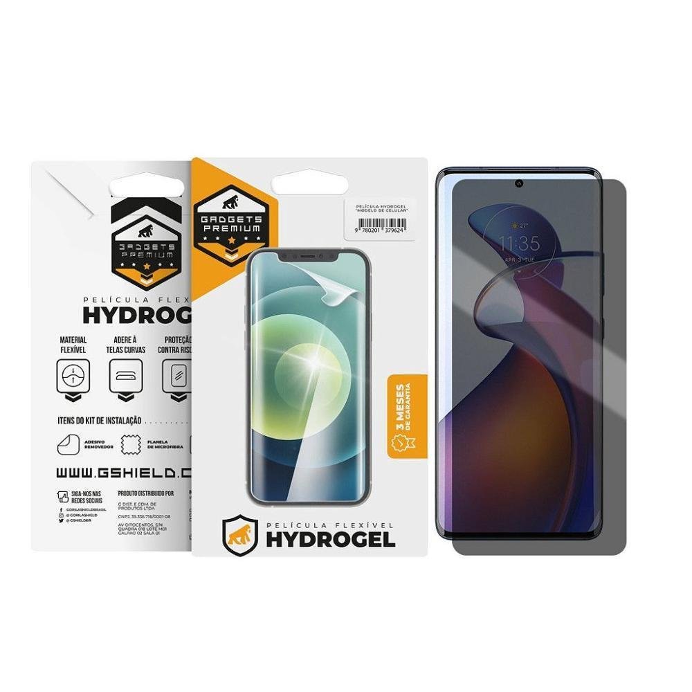 Película Para Motorola Edge 30 Fusion 5g, Privacidade Hydrogel,Gshield