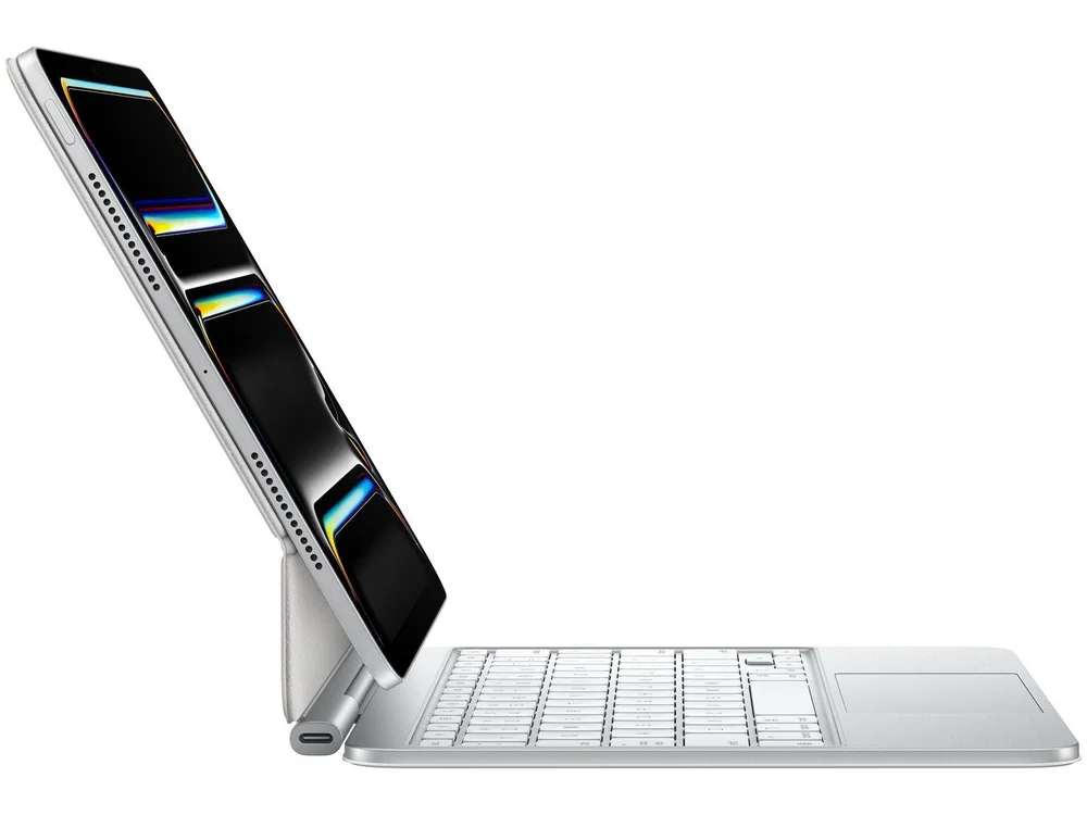 Magic Keyboard Para Apple Ipad Pro De 11 " (m4), Inglês (eua), Branco