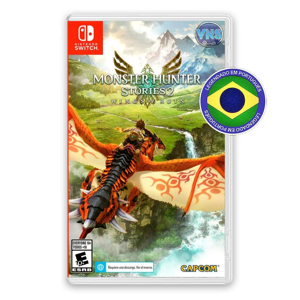 Jogo Monster Hunter Stories 2 Wings Of Ruin Nintendo Switch