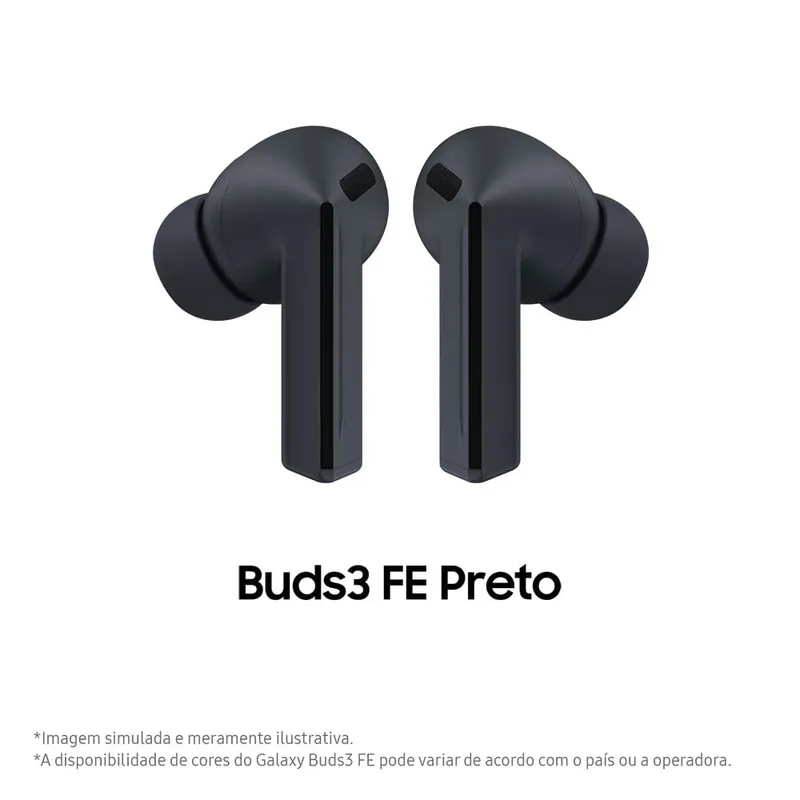 Samsung Galaxy Buds3, Fone De Ouvido Sem Fio, Cancelamento Ativo De Ruído, Galaxy Ai Cinza