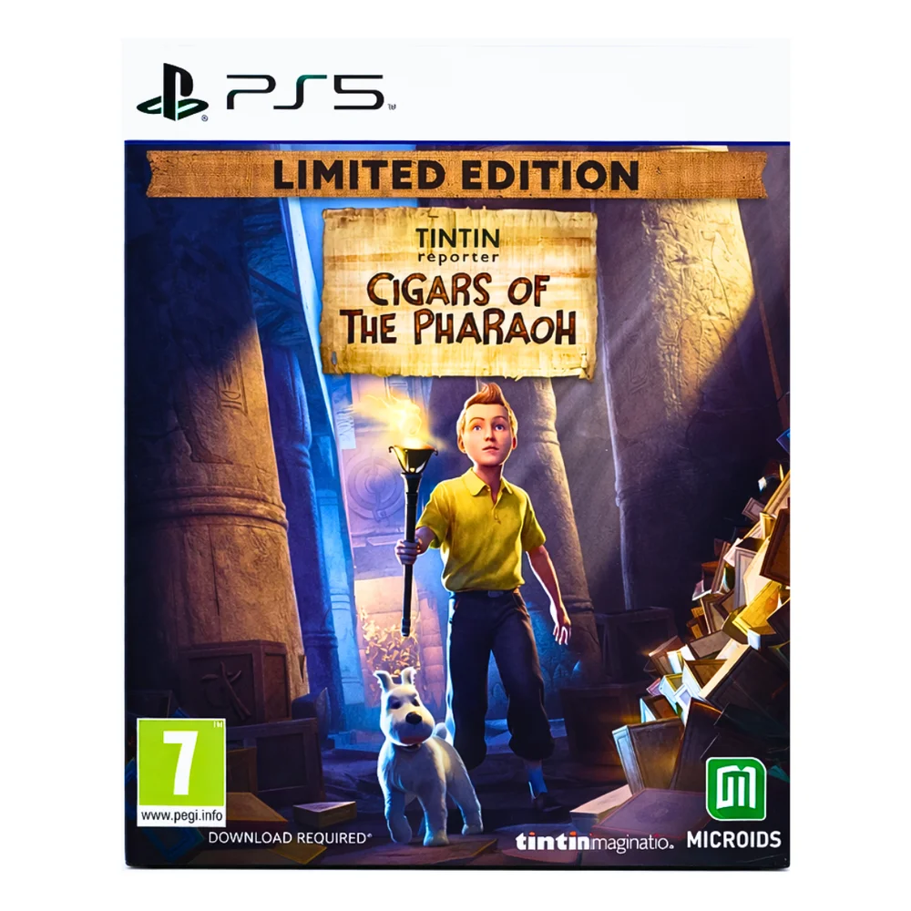 Tintin Ps5 Steelbook Cigars Of The Pharaoh Midia Fisica'''