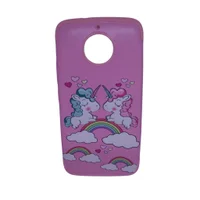Capa Capinha De Celular Motorola Moto G5s (xt1792) Variadas Moto G5s (xt1792):casal Unicórnio