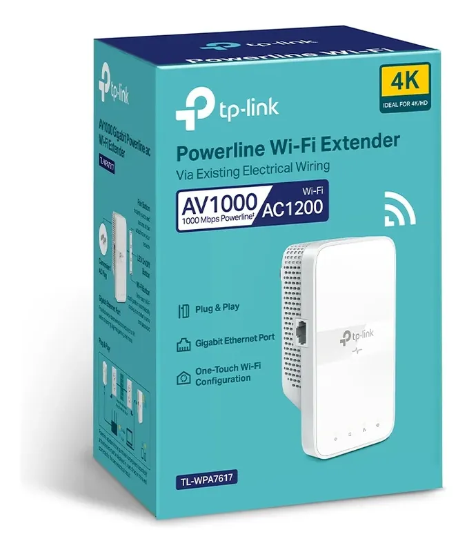 Tp-link Tl-wpa7617 - Repetidor De Sinal Wi-fi
