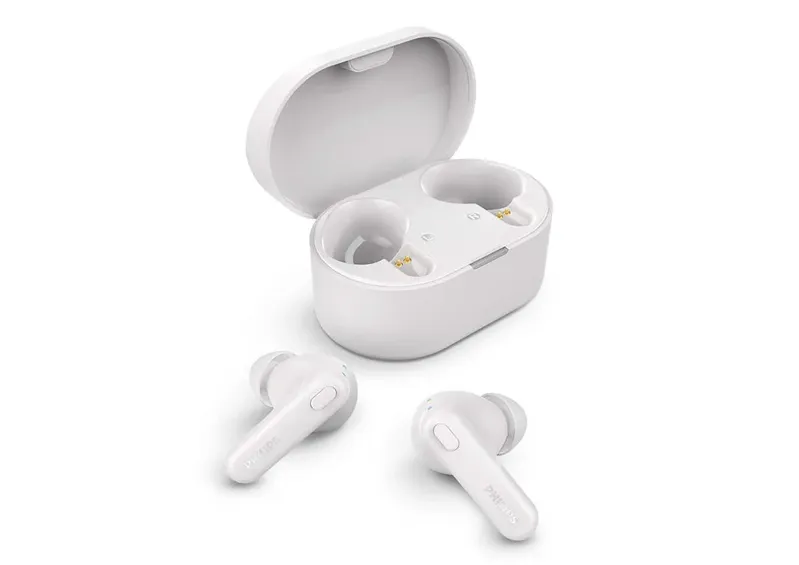 Fone De Ouvido Philips Sem Fio, Bluetooth, Tws, Tat1108wt - Branco