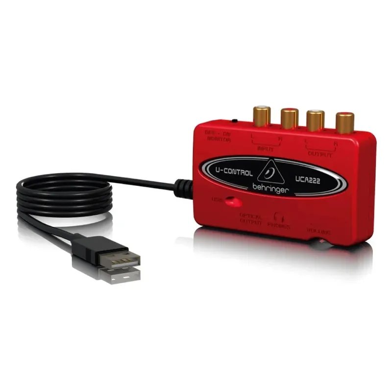 Interface De Áudio Behringer UCA222, USB