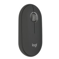 Mouse Sem Fio Logitech Pebble 2 M350s, USB Logi Bolt ou Bluetooth e Pilha Inclusa, com Clique Silencioso, Grafite - 910-007049