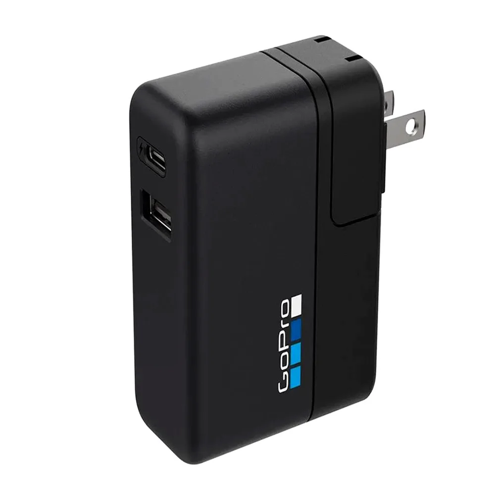 Carregador De Parede Dual Supercharger Para Gopro