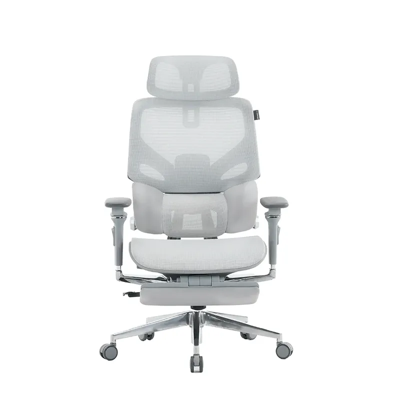 Cadeira De Escritório Presidente X-space Aluminum Cinza