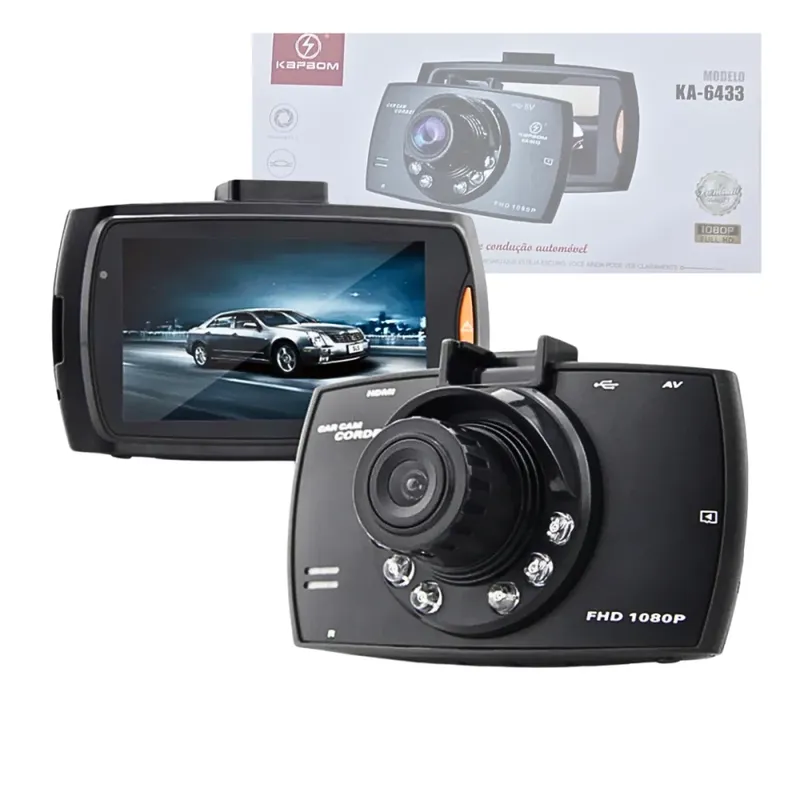 Câmera Veicular Full Hd 1080p 5v Car Cordei Kapbom Ka-6433