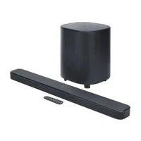 Soundbar Jbl Bar 500 Com 5.1 Canais Wireless 375w Rms, Tecnologia Multibeam 3.0™ E Dolby Atmos® - Bivolt