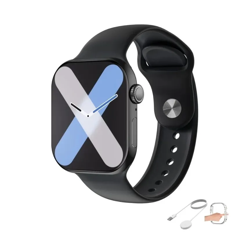 Smartwatch Microwear S10 47mm Serie 10 Chatgpt Lançamento - Preto