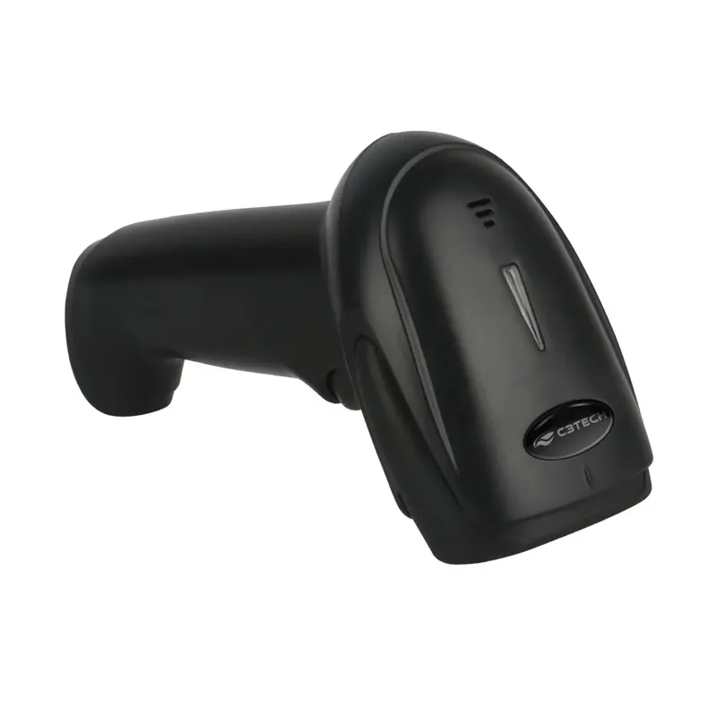 Leitor De Código De Barras C3tech Lb-w110bk, Sensor Cmos, 1d/2d, 200 Scans/Seg, Sem Fio, Preto