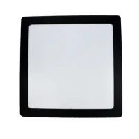Painel Embutir 24w Quadrado Cor Preto Branco Frio