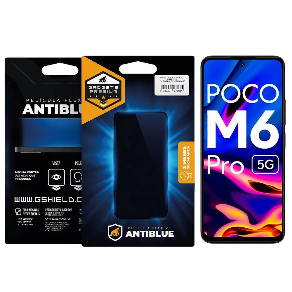 Película Para Xiaomi Poco M6 Pro 5g - Antiblue - Gshield
