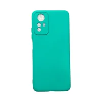 Capa Xiaomi Redmi Note 12s Silicone Aveludada Protege Câmera Colorida Capinha Anti Impacto Redmi Note 12s:verde Água