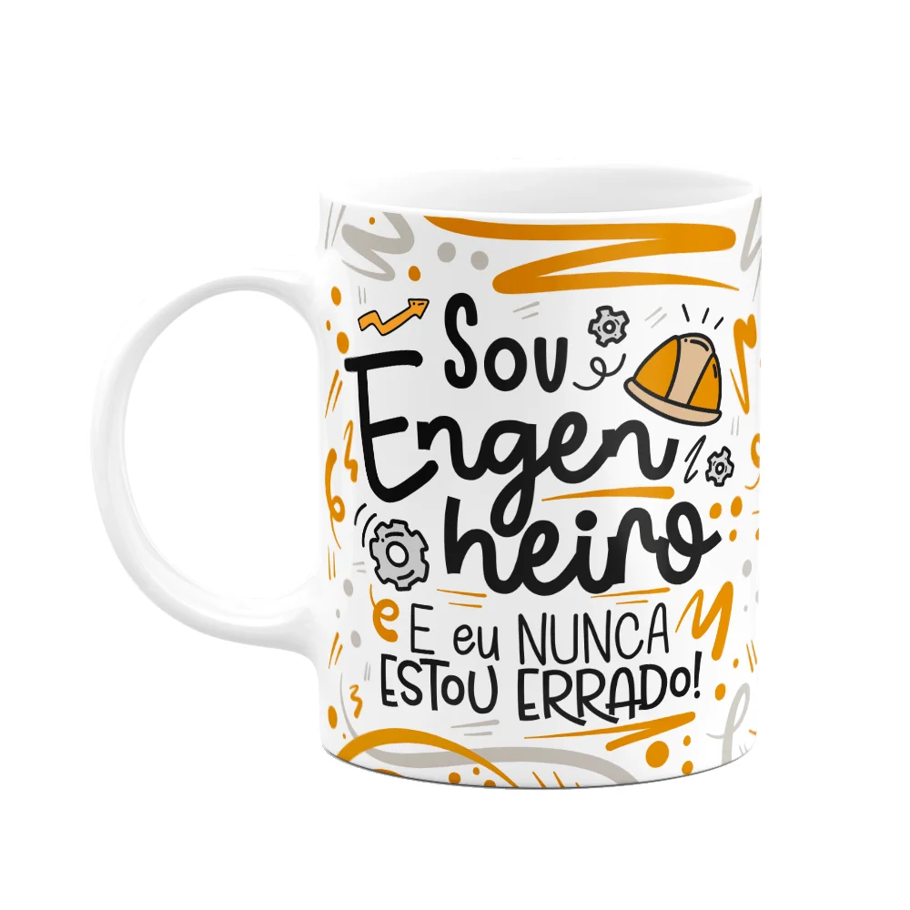 Caneca Profissões Engenheiro